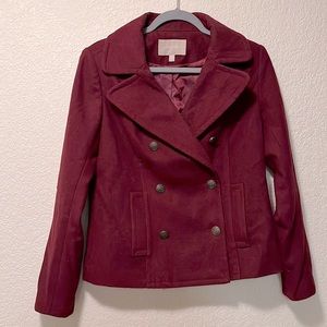 Banana Republic women’s wool blend pea coat size medium.